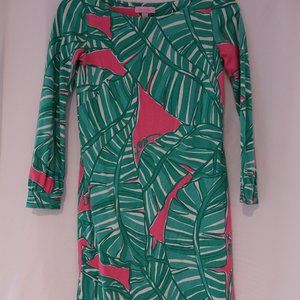 LILLY PULITZER - Let's Go Bananas - 3/4 sleeve boatneck dress